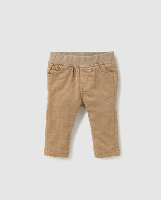 Calças de bombazina de bebé Freestyle camel