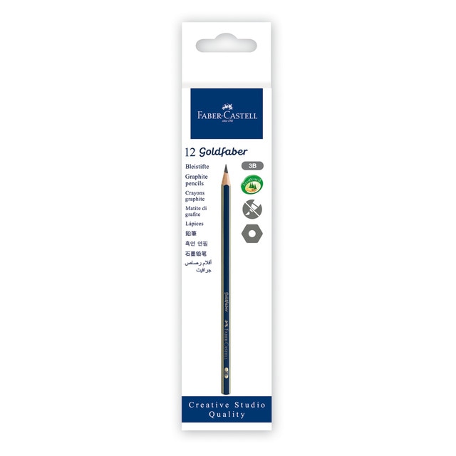 Lápiz graduación 3B Goldfaber 1221 Faber-Castell.