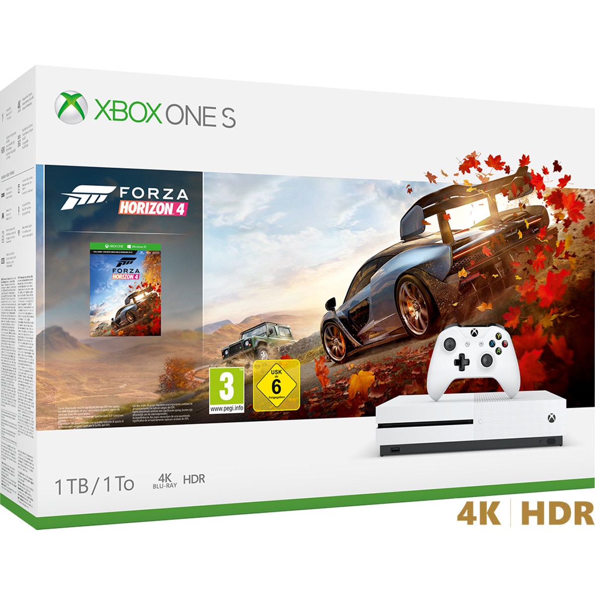 Consola Xbox One S 1TB + Forza Horizon 4