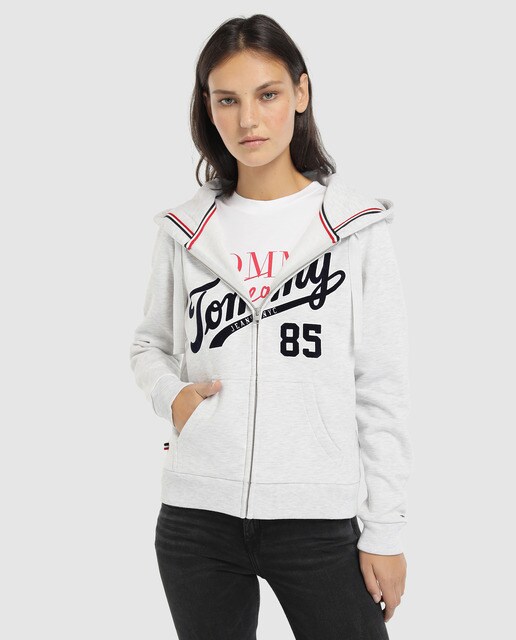 tommy jeans zip sweatshirt