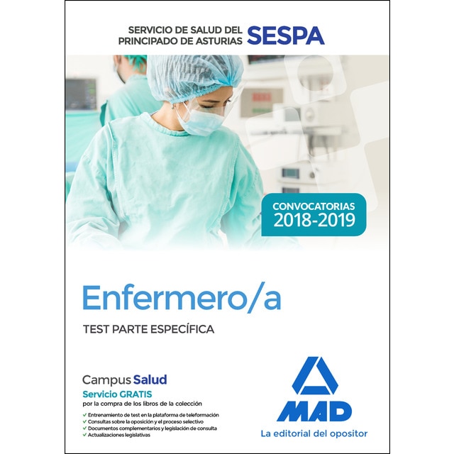 Enfermero/a del servicio de salud del principado de asturias (sespa)