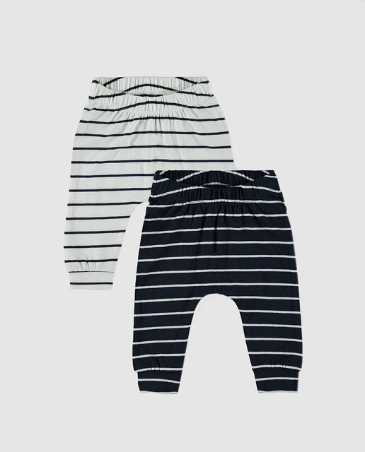 Pack de calças de bebé menino Name It às riscas