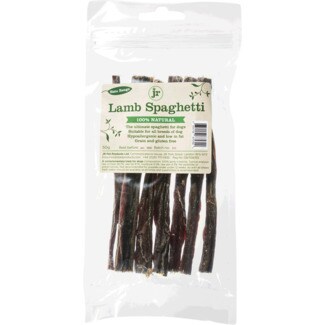 Jr Pet Snack para Cão Esparguete de Cordeiro 100% Natural embalagem 50 g