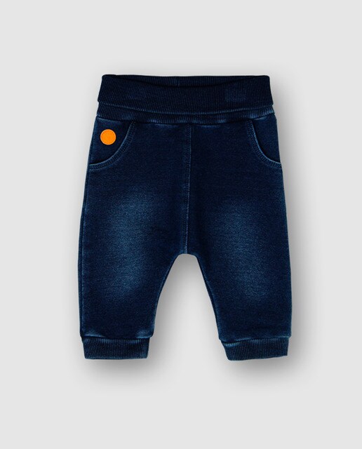 Calças de bebé menino Boboli em azul