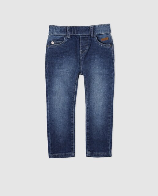 Calças de ganga de rapaz Boboli em azul