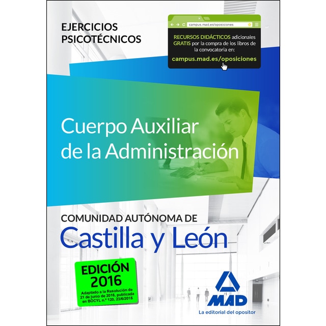 Cuerpo auxiliar de la admón de la comunidad autónoma de castilla y león. Ejercicios psicotécnicos.pdf