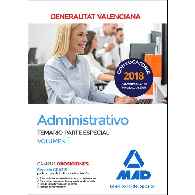 Administrativo de la generalitat valenciana. Temario parte especial volumen 1.pdf