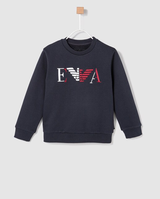 armani blue sweatshirt