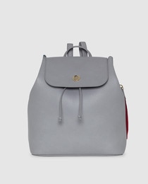 tommy hilfiger silver backpack