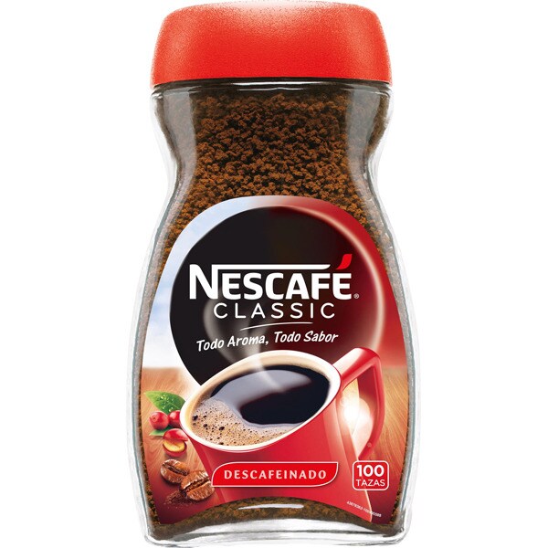 Classic café soluble descafeinado frasco 200 g · NESCAFE