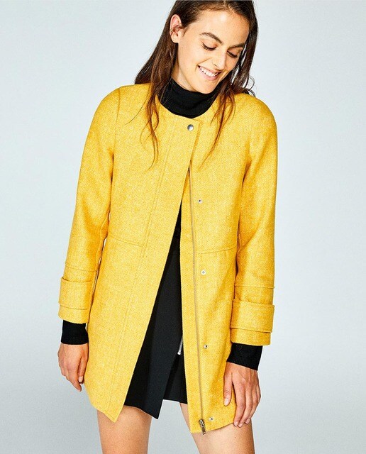 Abrigo Moda Espiga De El Recto · Mujer Inglés Corte Sfera Z1rfwZqxP