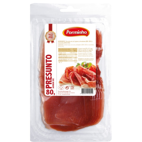 Presunto em Fatias unidade 80 g