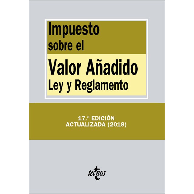 Impuesto sobre el valor añadido: Ley y reglamento.pdf