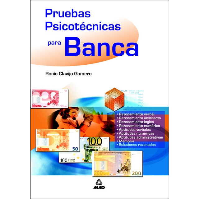Cuestionario psicotécnico para banca. (Tapa blanda)