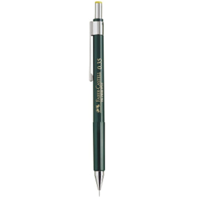 Portaminas TK-FINE 0,35 mm para Escribir y Dibujar Faber Castell Negro..