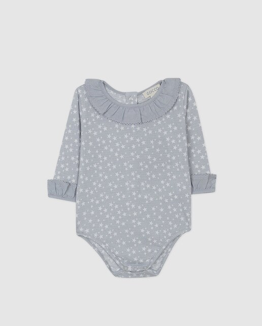 Body de bebé menino Gocco com estrelas