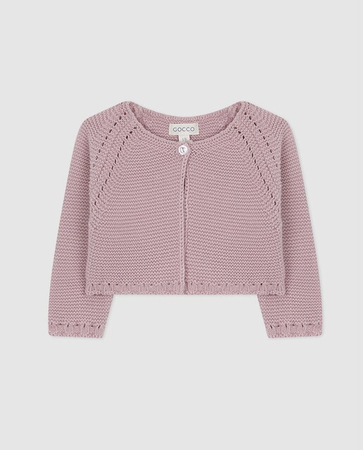 Casaco de bebé de rapariga Gocco em rosa