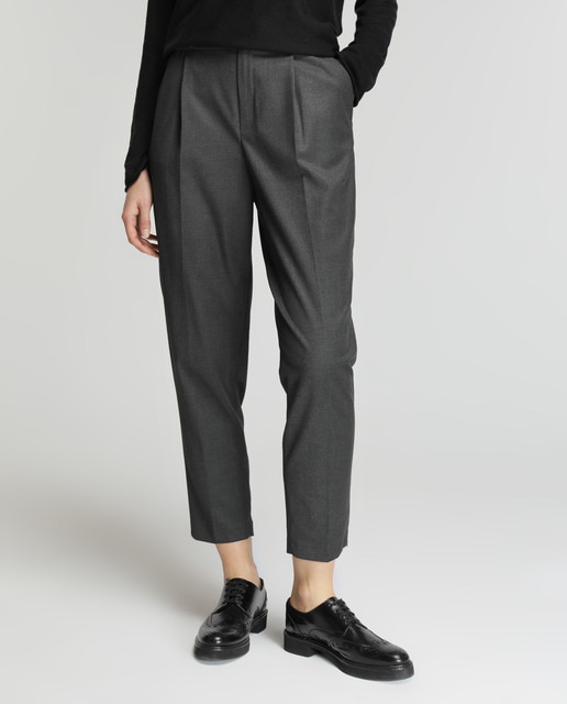 Calças regular de mulher Woman Limited El Corte Inglés cinzentas