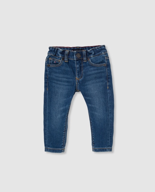 Calças de ganga de bebé menino Tommy Hilfiger azuis