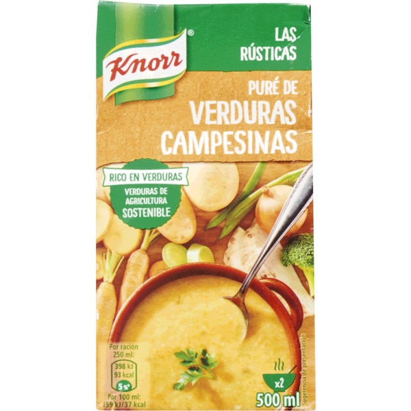 Creme de Verduras do Campo embalagem 500 ml