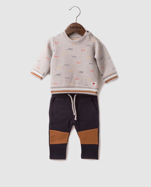 Conjunto de bebé menino IKKS de duas peças