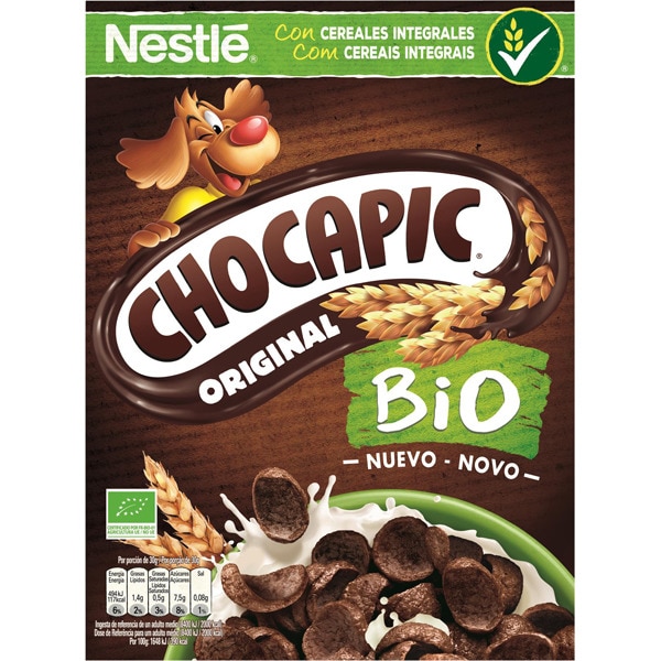 Original organic wholegrain chocolate cereals packet 330 g · NESTLE