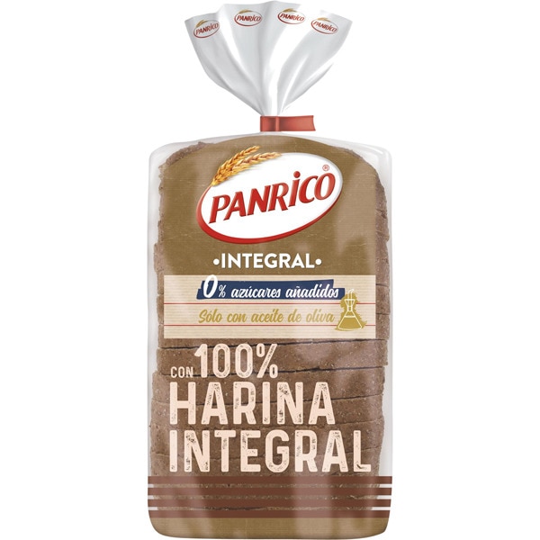 Que contiene el pan bimbo integral