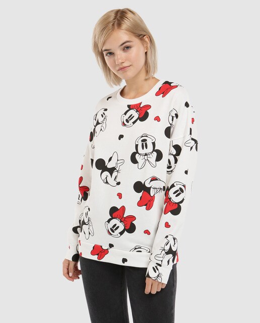 sudadera minnie mujer