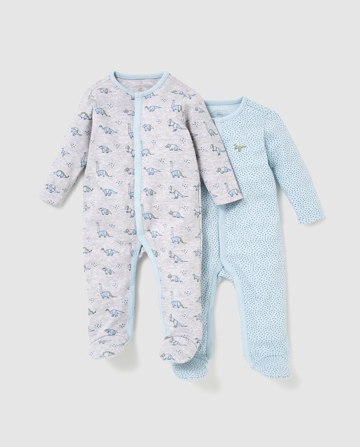 Pijamas de bebé menino Cotton Juice estampados