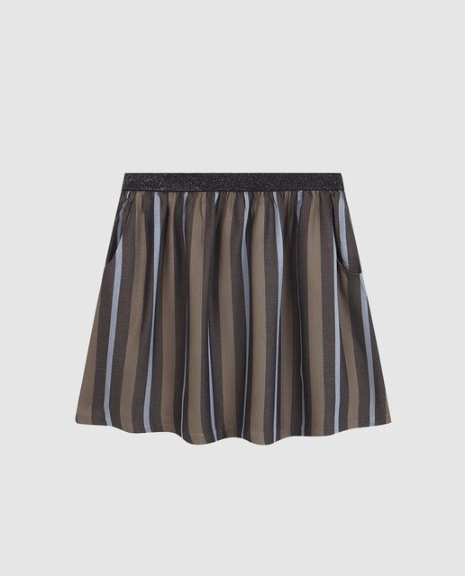 Saia de menina Gocco às riscas