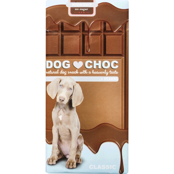 Snack de Chocolate para Cão Classic embalagem 1 unidade · Dog Choc