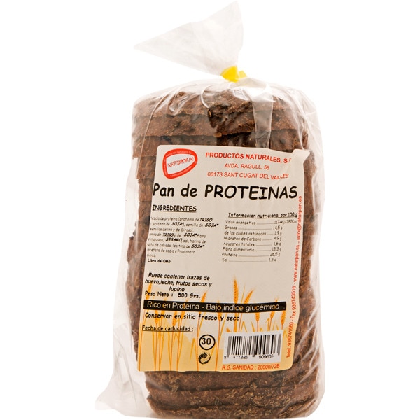 pan proteico con semillas