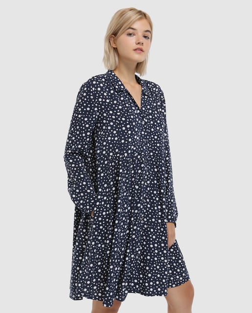 esprit polka dot dress