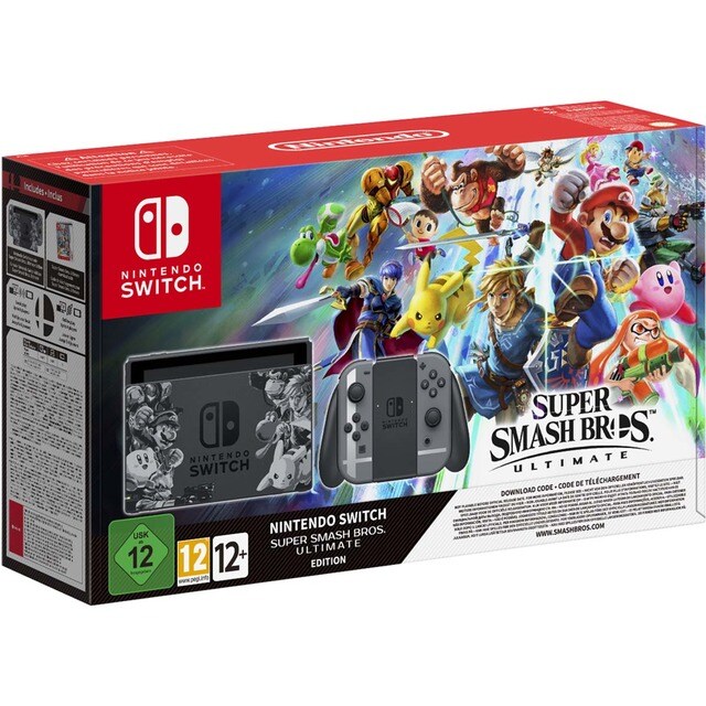 Consola Nintendo Switch Edición Super Smash Bros Ultimate · Videojuegos
