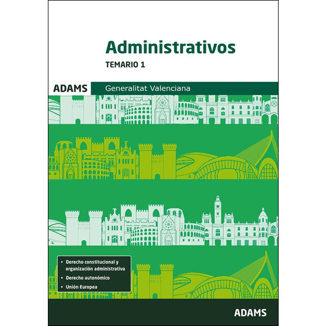 Temario 1 administrativos generalitat valenciana (Tapa blanda)