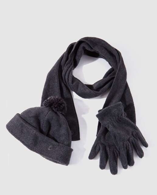 Conjunto micropolar de menino Petit Bateau cinzento