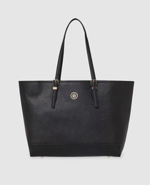 tommy hilfiger black tote