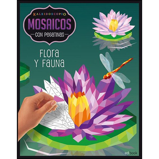 Kaleidoscopio- mosaicos con pegatinas para adultos- flora y fauna.pdf