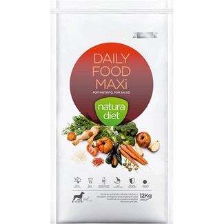 NATURA DIET DAILY FOOD MAXI pienso para perros adultos de raza grande con pollo y arroz envase 12 kg