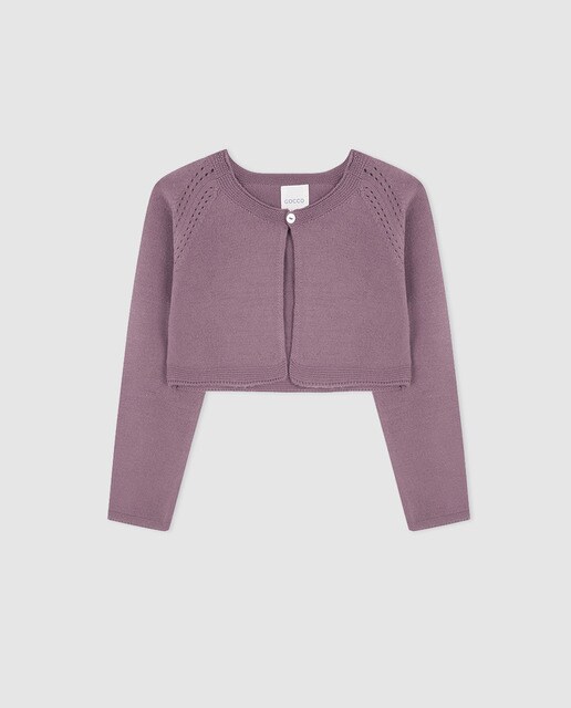 Casaco de menina Gocco roxo