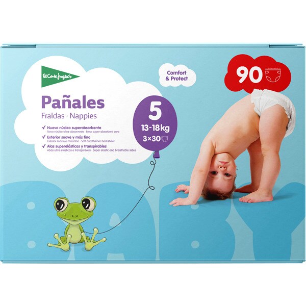 pañales el corte ingles talla 4