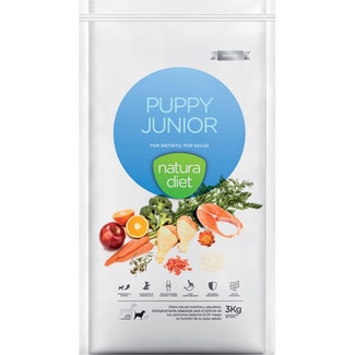 NATURA DIET Puppy Junior food for medium breed puppies with chicken and rice bag 3 kg
