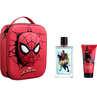 SPIDERMAN Superhero baby eau de toilette spray 100 ml + bottle shower gel 60 ml + toiletry bag