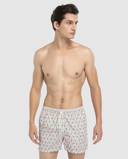 Bermuda Barth Mc2 Bañador Saint Hombre Estampado Con De Cordón N0nyvwOm8P