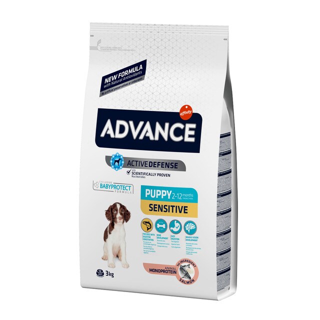 Pienso para perros pequeños, medianos y grandes Advance Puppy Sensitive salmón y arroz