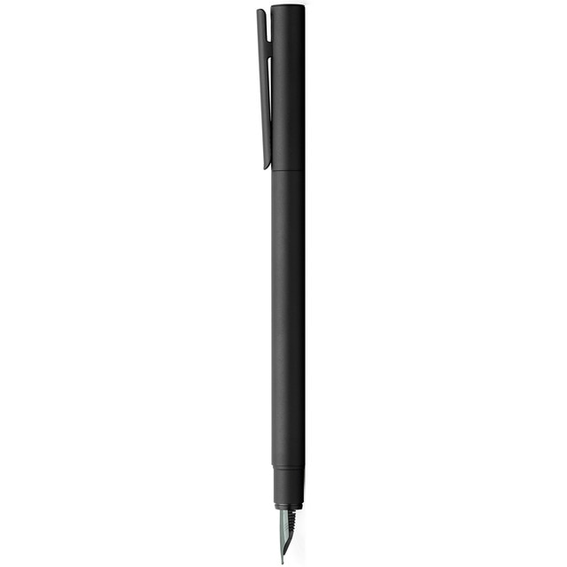 Estilografica F Neo Slim Faber-Castell Lacado Negro Mate.