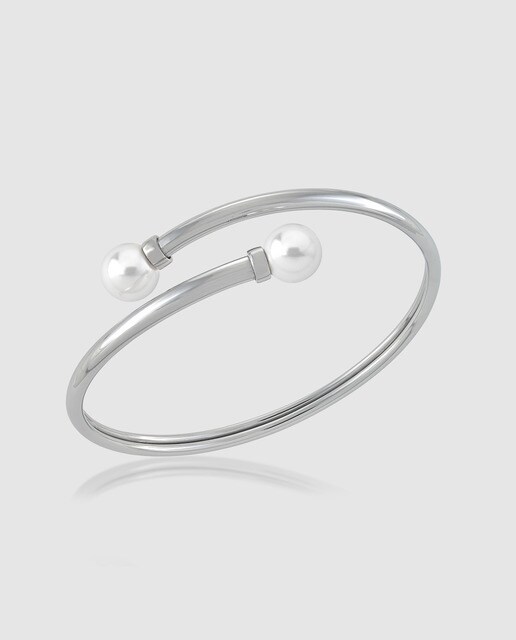 De Pulsera Majorica Galatea Acero Perla Con wPXn8k0O