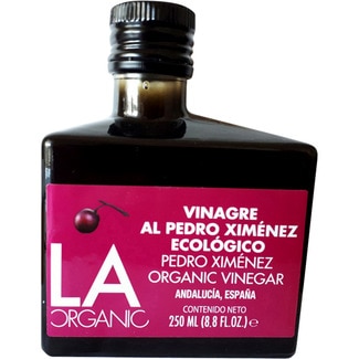 LA ORGANIC Organic Pedro Ximénez vinegar from Andalusia bottle 250 ml