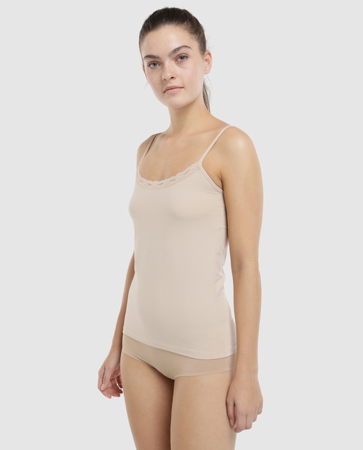 camiseta interior tirantes mujer