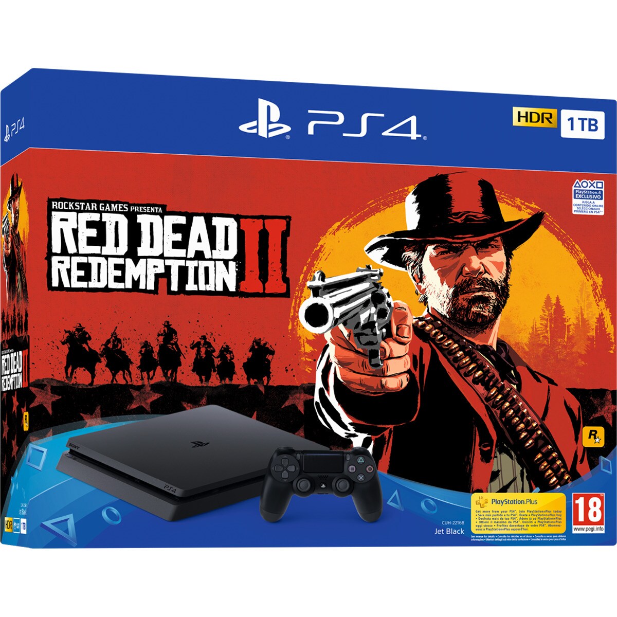 Consola PS4 1Tb + Red Dead Redemption 2